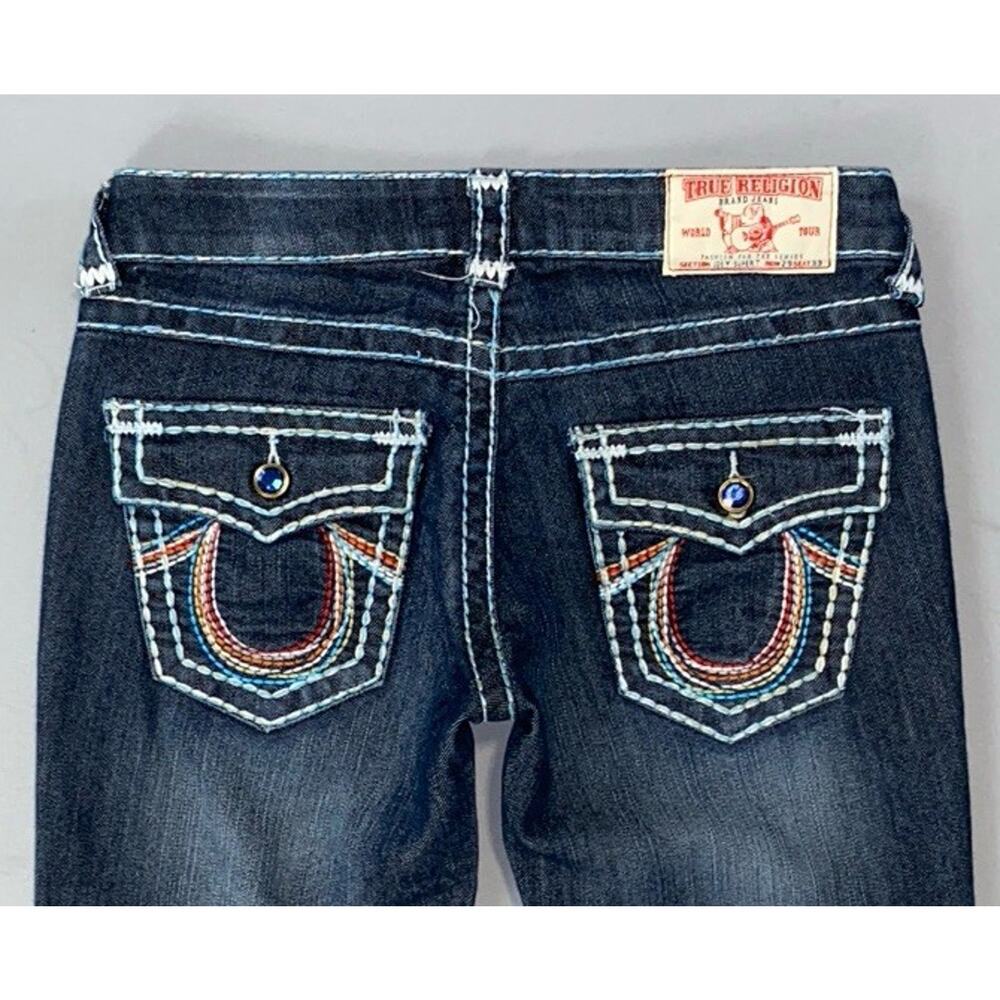 True Religion Joey Super T Vintage USA Made Jeans. Rainbow Stitched, Women's 29 - Picture 12 of 13